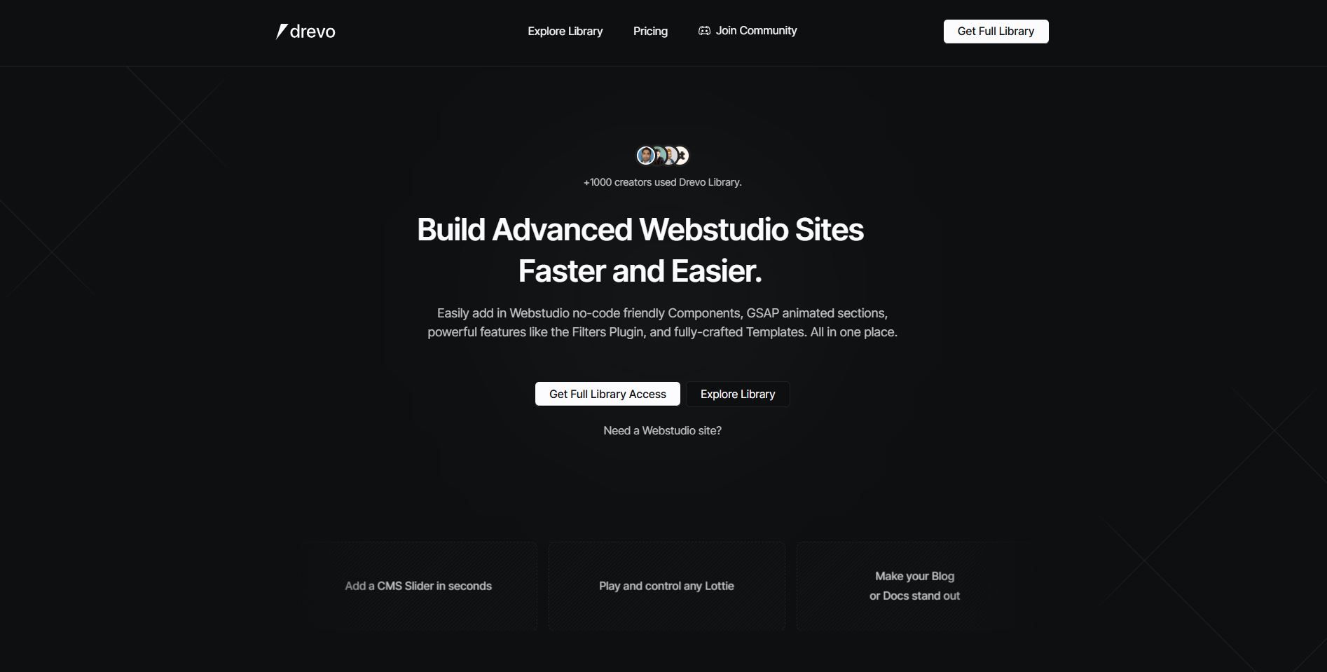 drevo section website