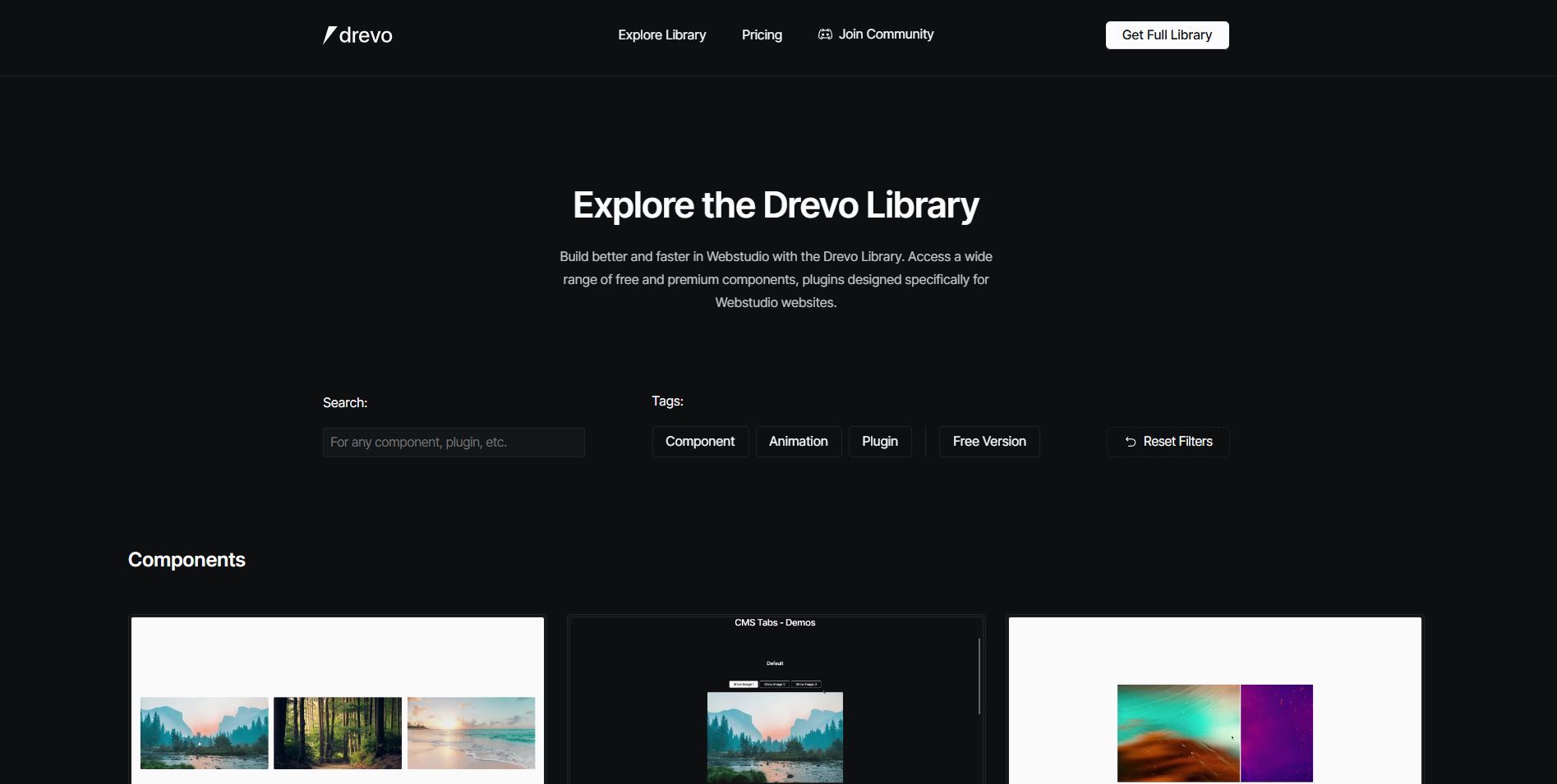 drevo section website