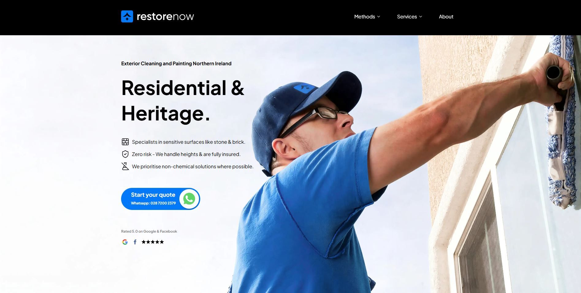 restorenow section website
