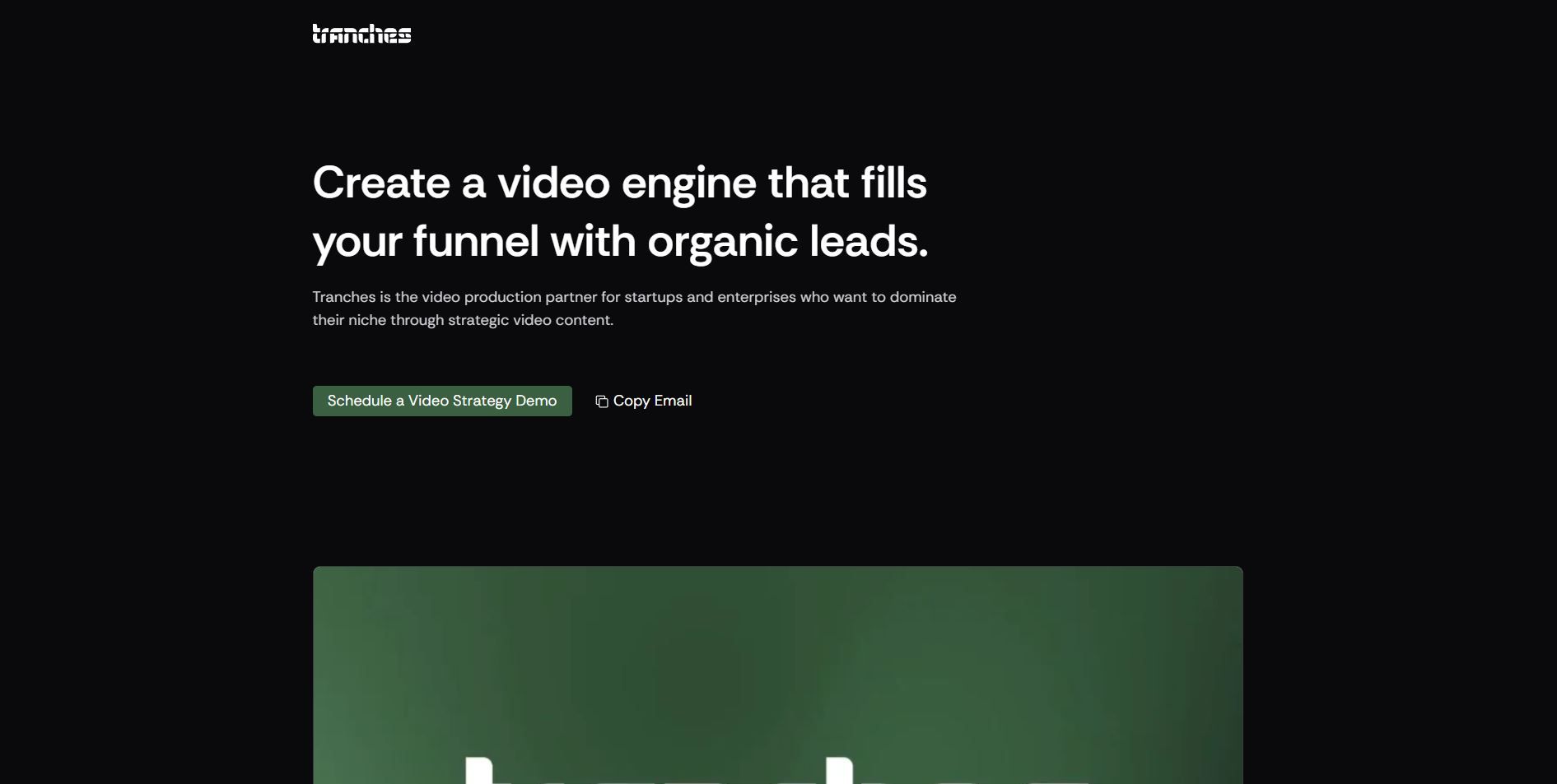 tranches section website