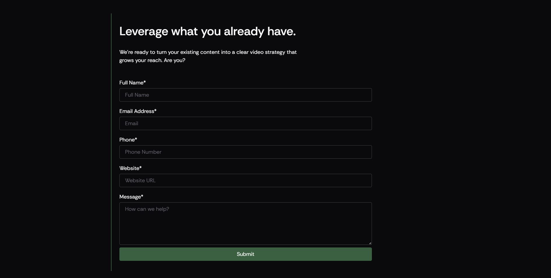 tranches section website
